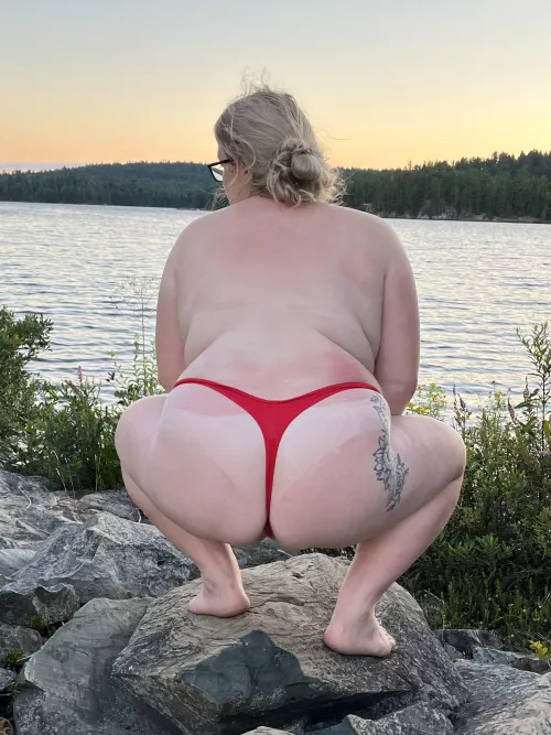 Island camping is the best!