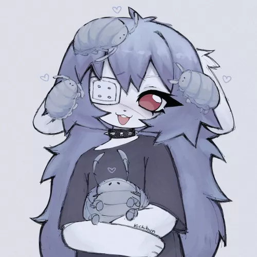 isopod invasion !! art by me