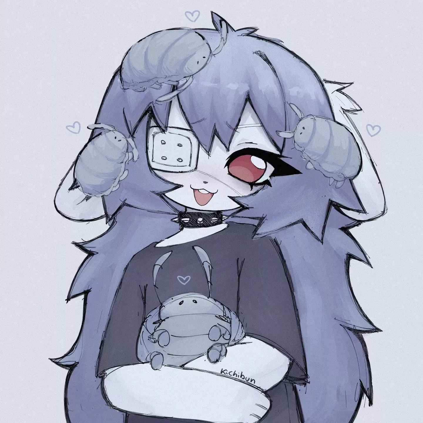 isopod invasion !! art by me