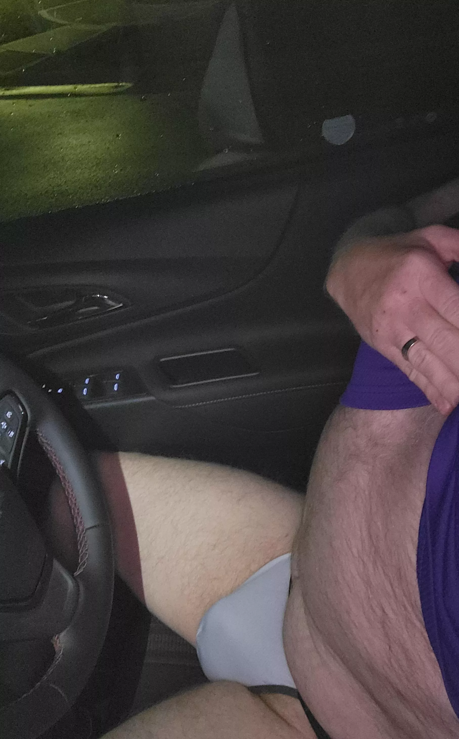jockstrap in car