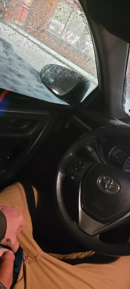 Just a parking lot flash (m)