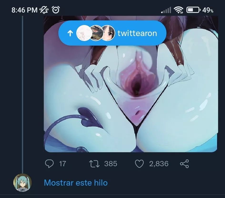 LF Color Source, 1girl, blue skinned woman spreading pussy with mild censoring