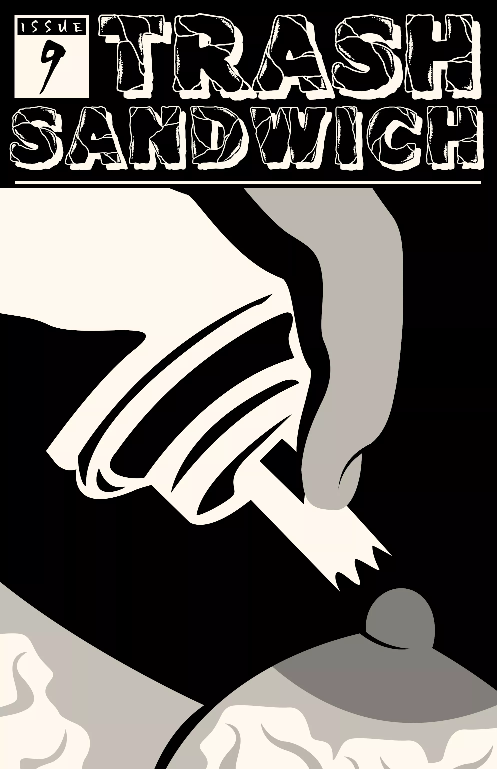 Monthly NSFW art/lit zine: TRASH SANDWICH Issue #9 now available!