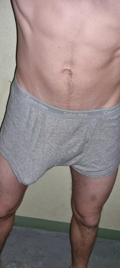 My morning wood in boxer