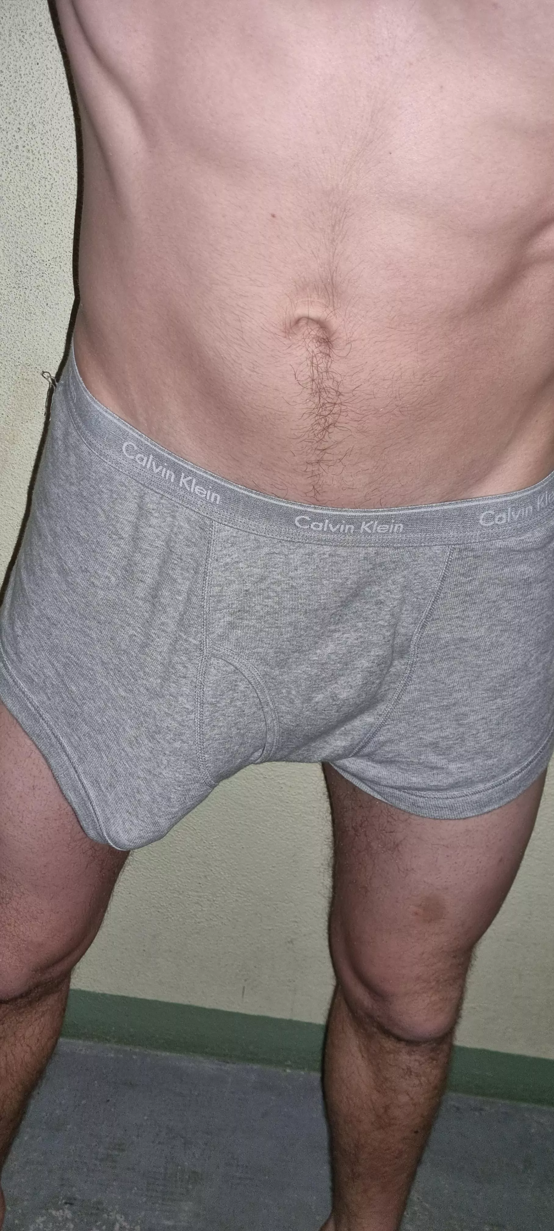 My morning wood in boxer