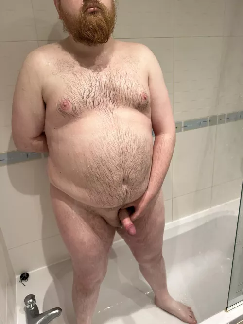 My shower was missing something this morning. You.