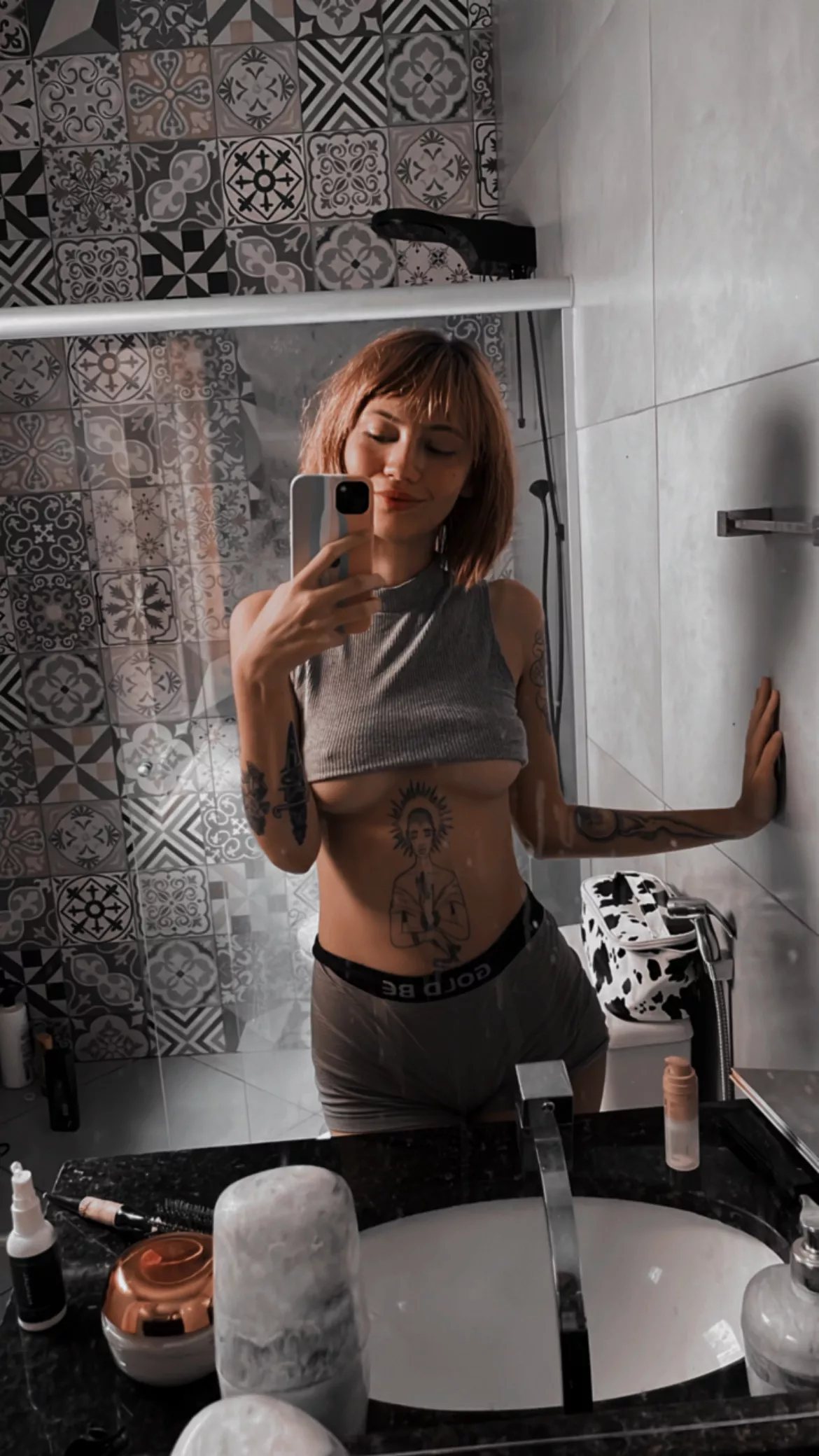 My wish to share my naked body is above my shyness