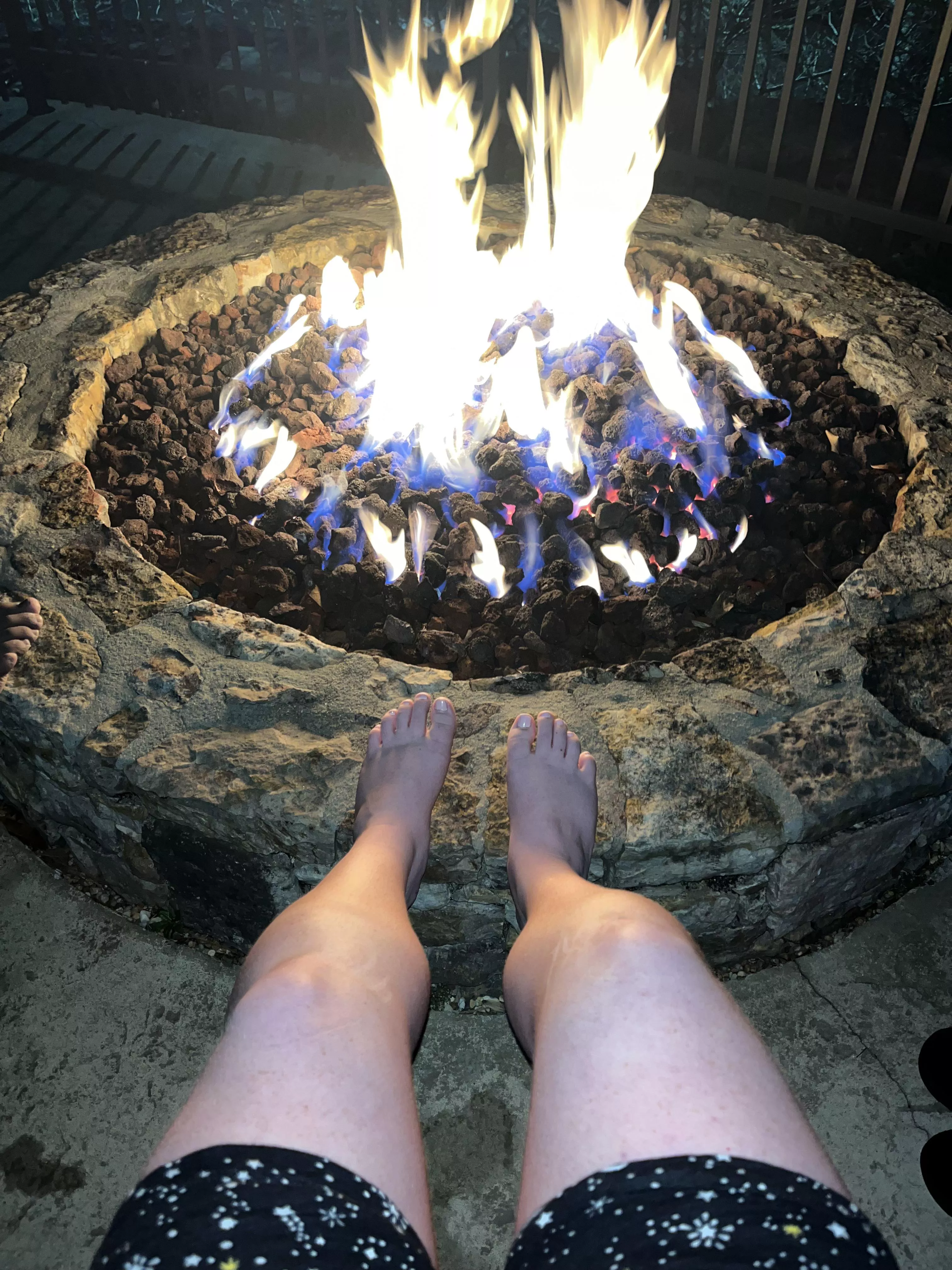 nothing better than some legs by a fire 💋