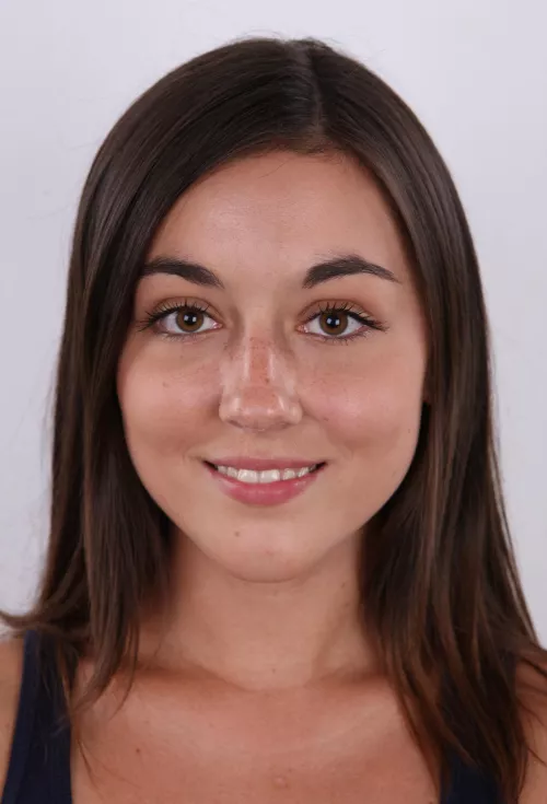 Pretty girl with freckles