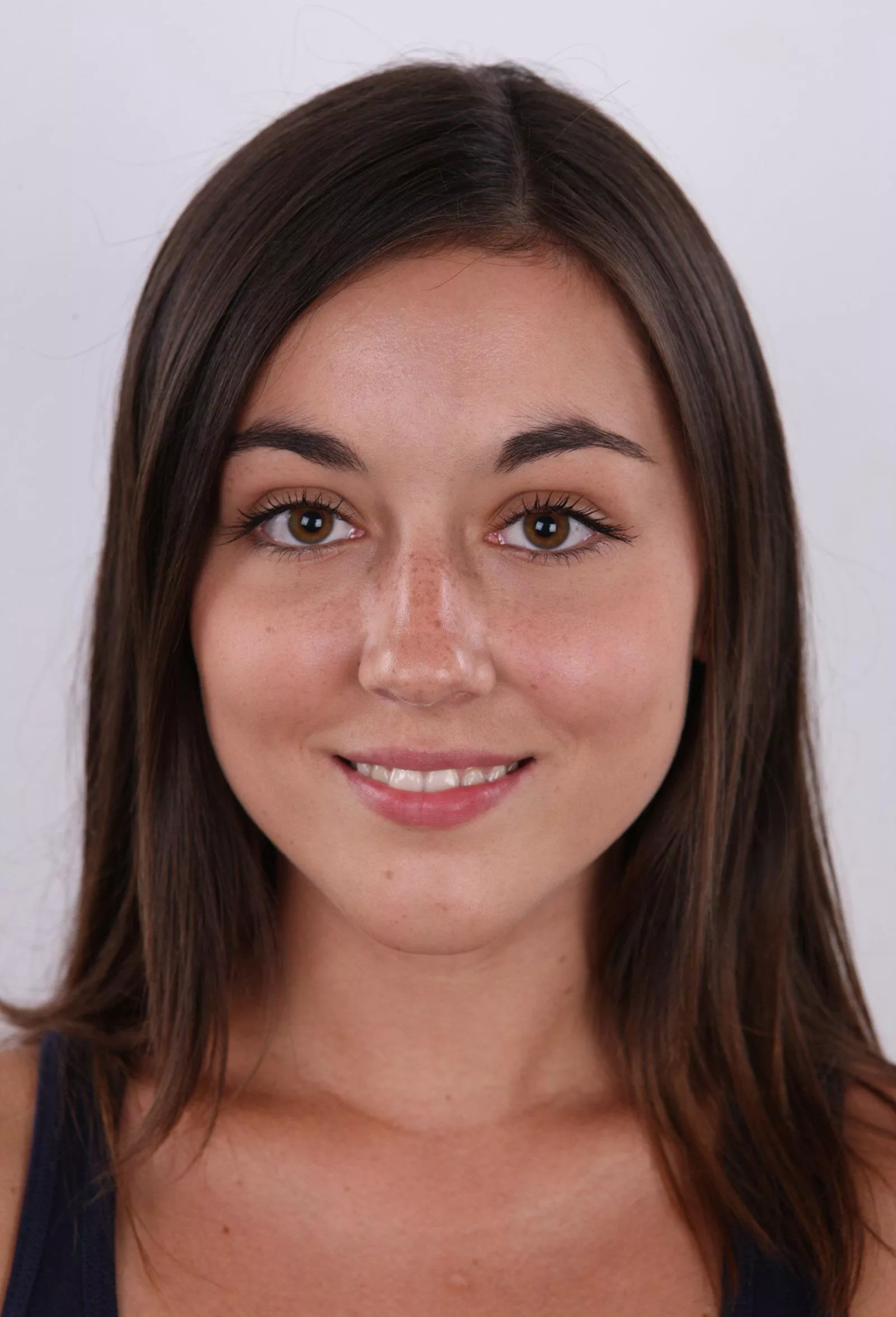 Pretty girl with freckles