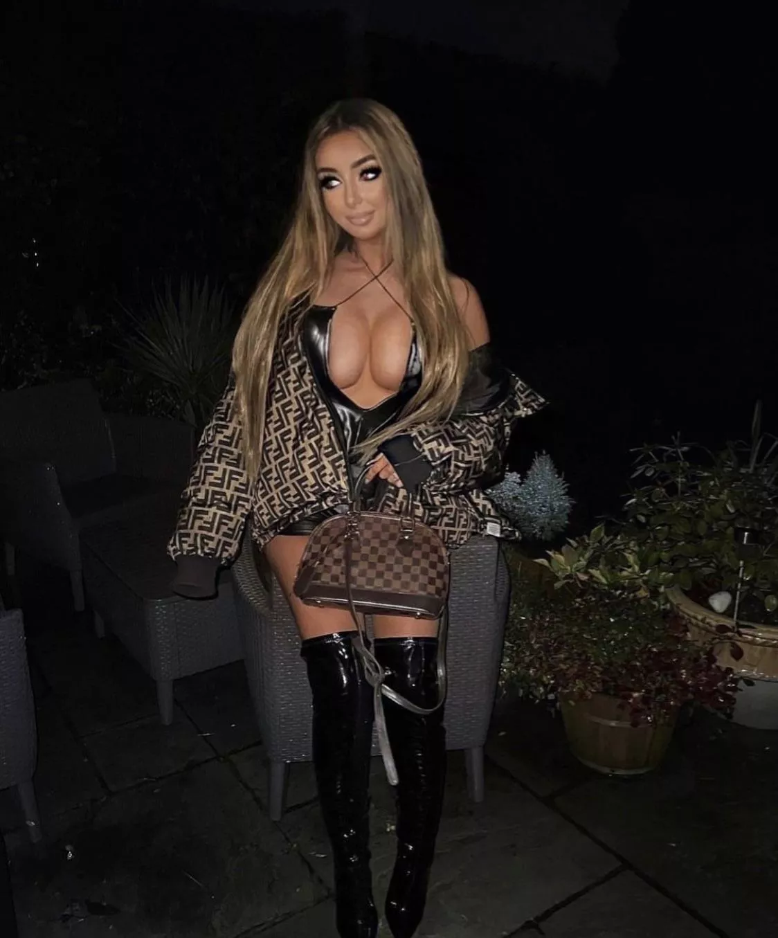 Proper chav! Amber just out hitting the shops in Manchester