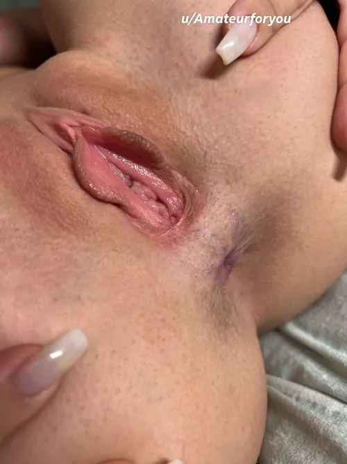 Push your tongue deep inside