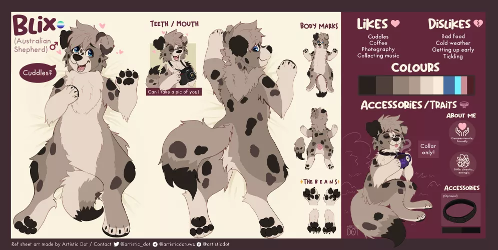 Say hello to Blix! He loves cuddles! <3 (@artistic_dot on twitter)