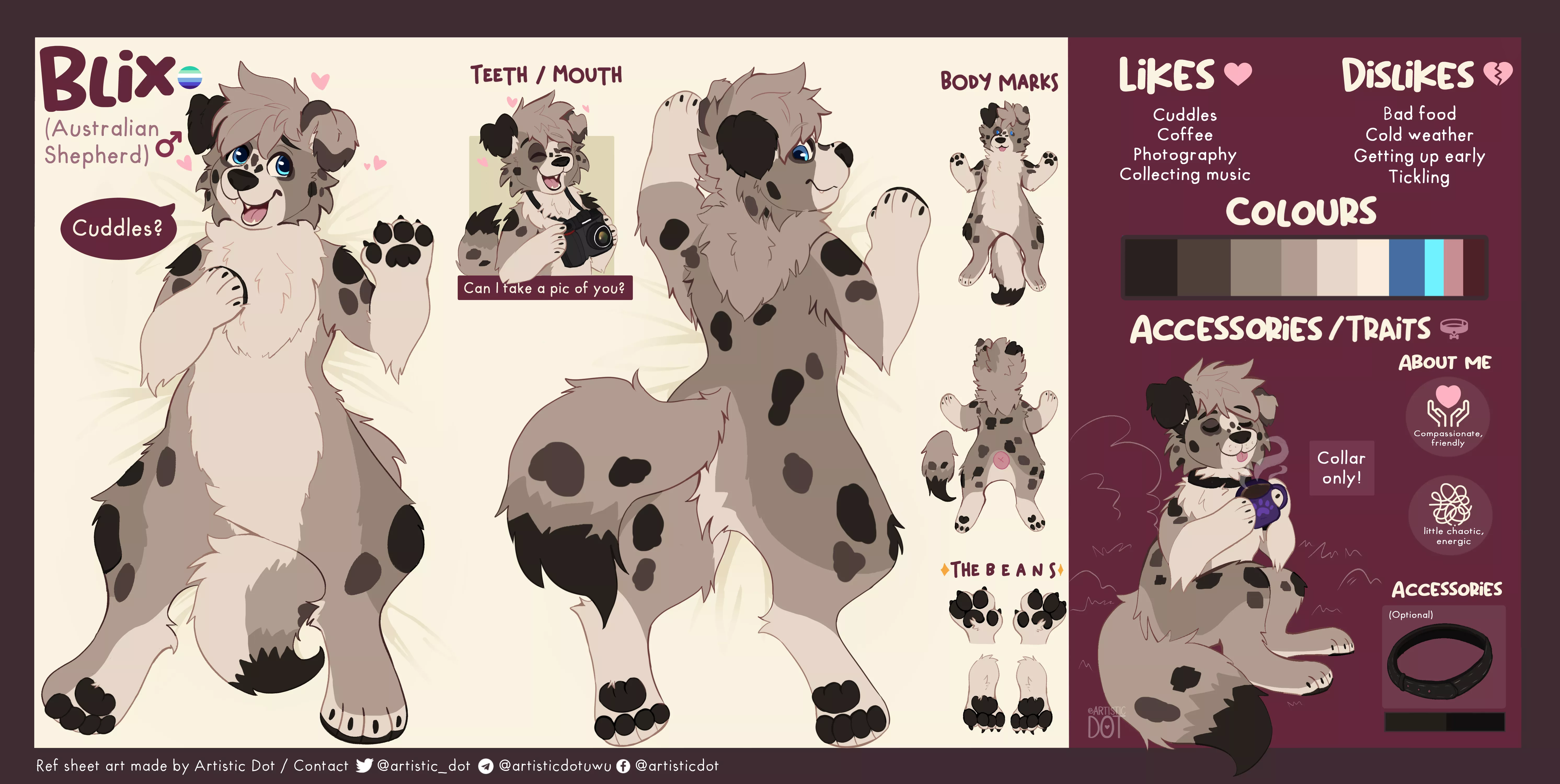 Say hello to Blix! He loves cuddles! <3 (@artistic_dot on twitter)