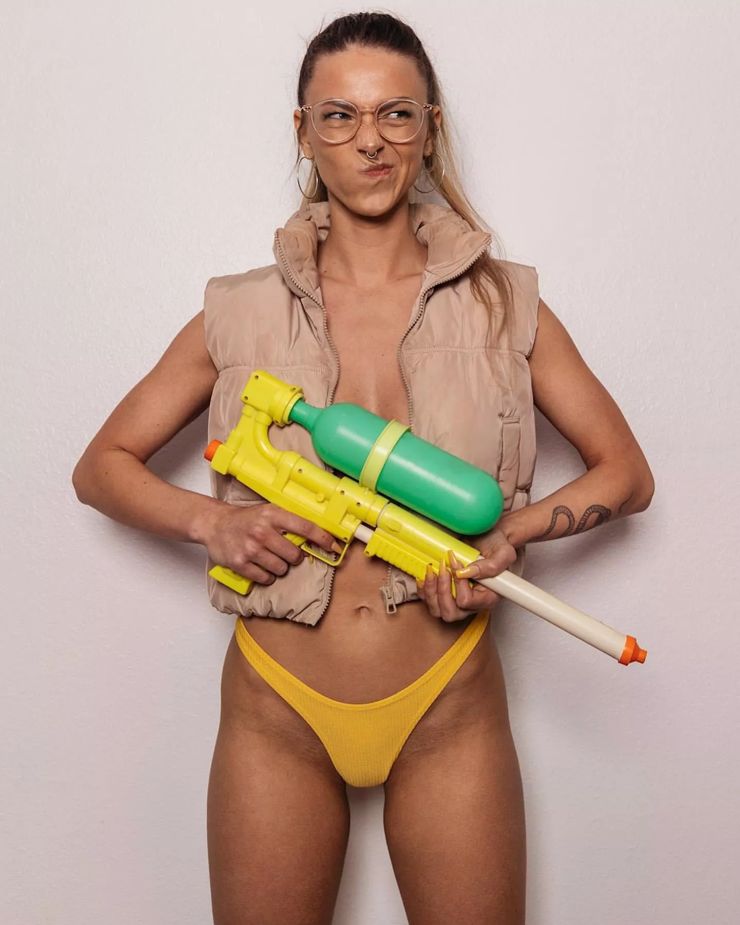 She is armed and ready