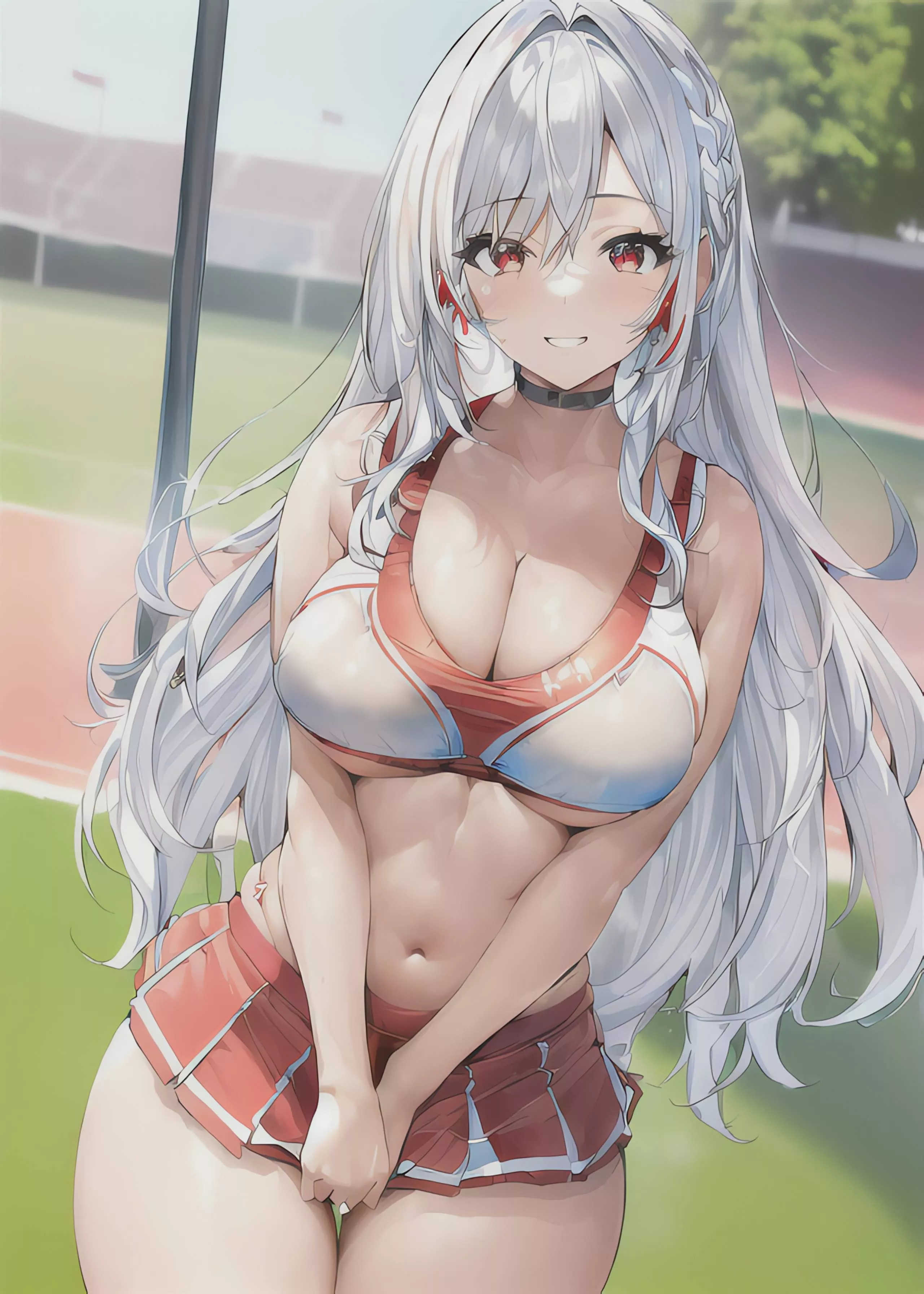 Silver-Haired Cheerleader [Jhasdflh]