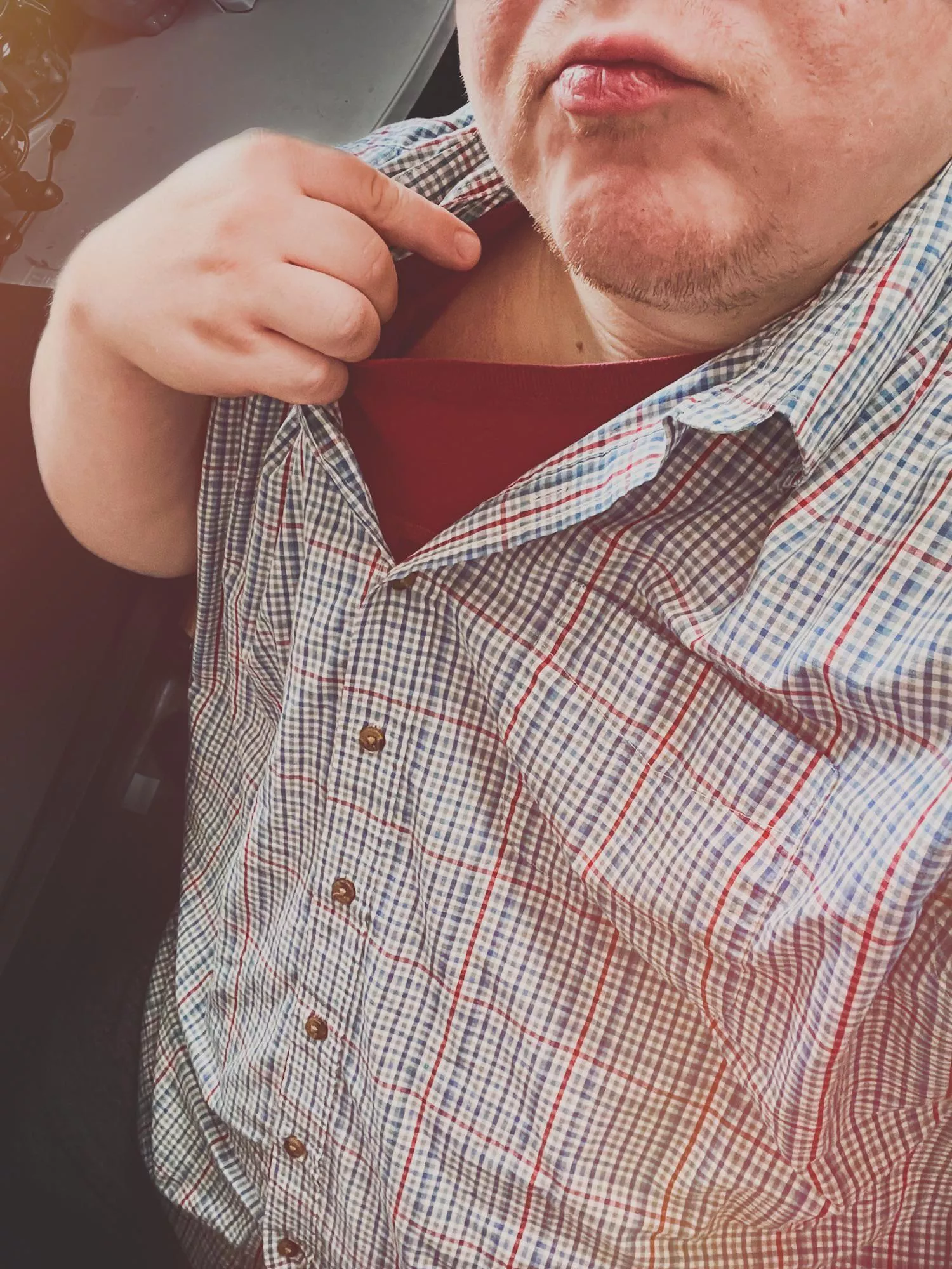 Sometimes I wear clothes. Who wants to take them off?