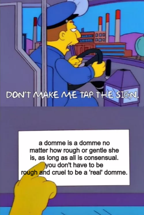 *taps sign repeatedly*