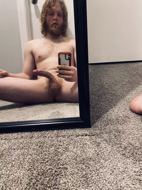 The blonde hair and ginger beard combo