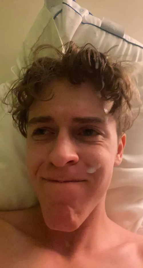 Thought it was funny, my face (and wall behind me) got caught in the splash zone the other night