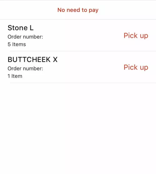 Told the staff I’m picking up for Butt Cheek and the whole staff started laughing