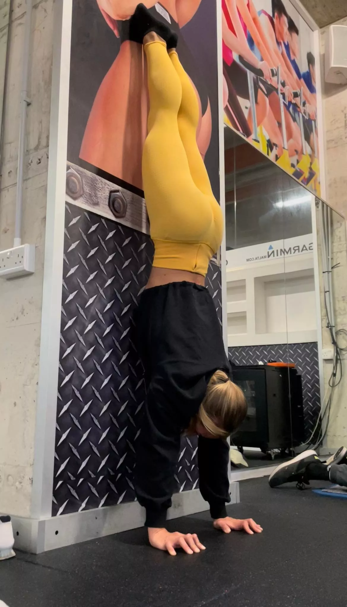 Training in socks is always much better than in shoes :)