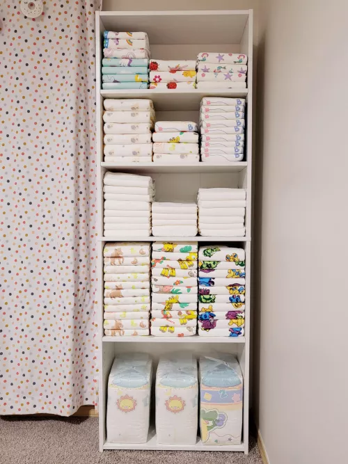updated diaper stash! 🥳
