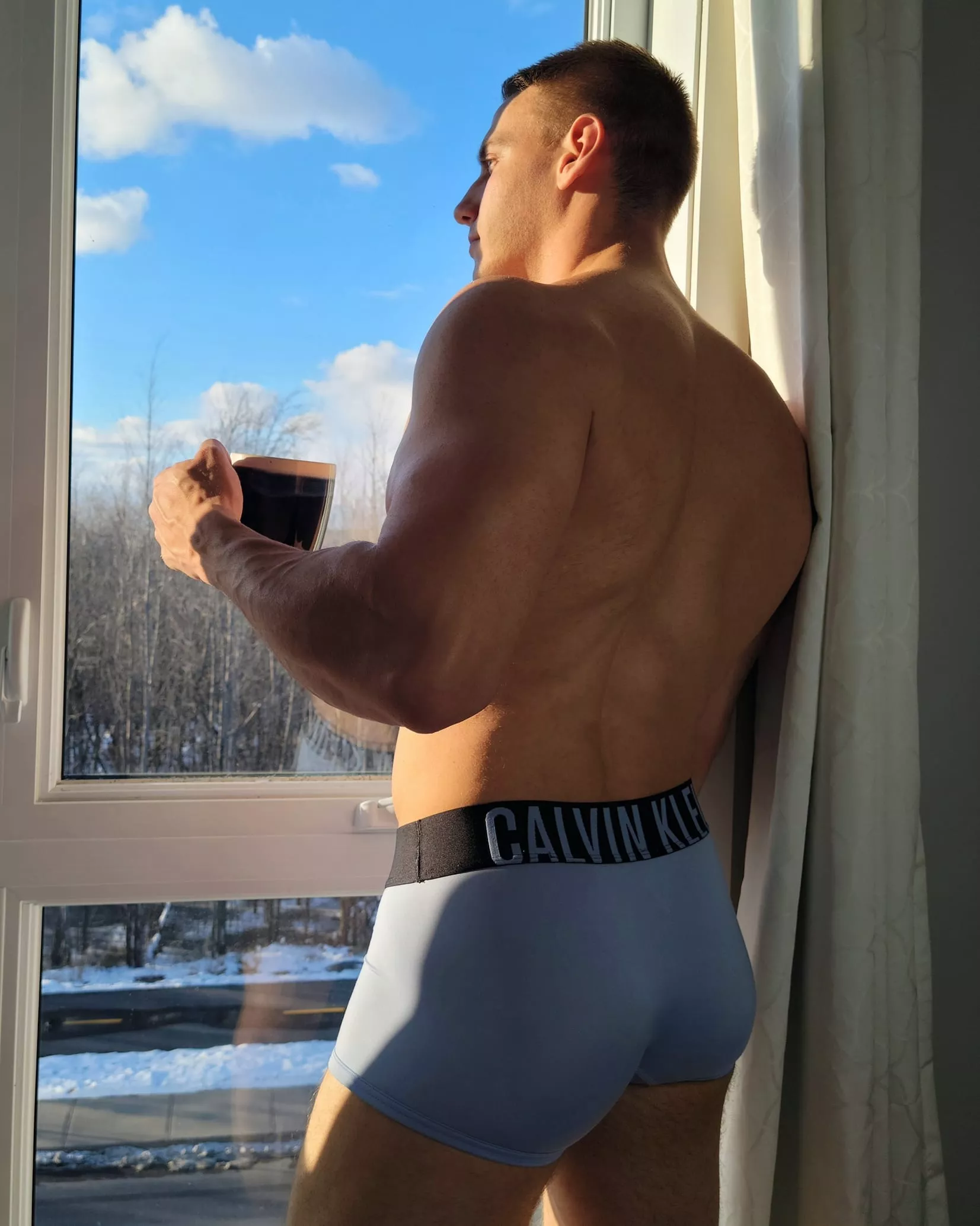 Would you drink your coffee every morning with this view 😏🍑..?