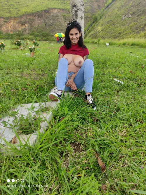 You would be afraid to find me like this in the cemetery