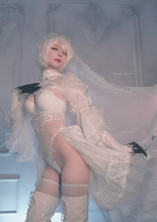 2b bride [Nier:Automata] (michi_kyunn)