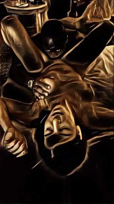 A fun image of me with one of my regular BBC bulls.