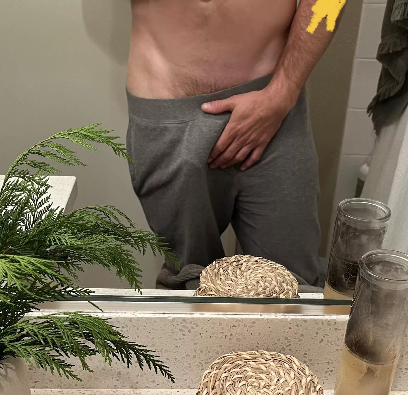 About time I busted out the gray sweats