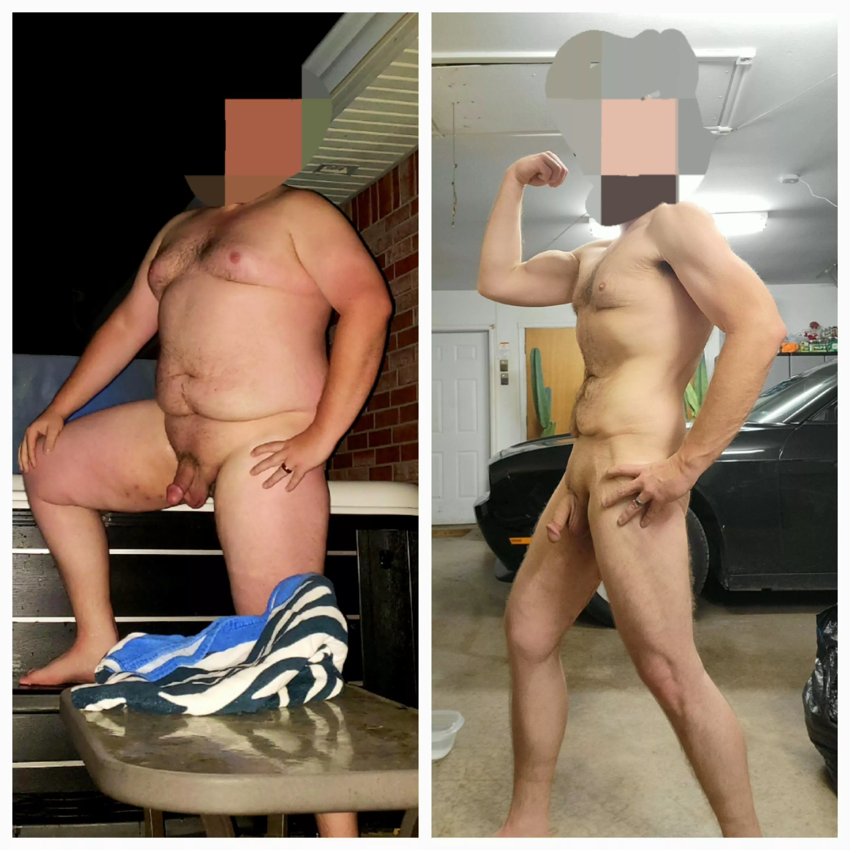 age:35 height: 6' before weight: 300 lbs after weight: 168 lbs......officially been one year since I started, and I feel amazing