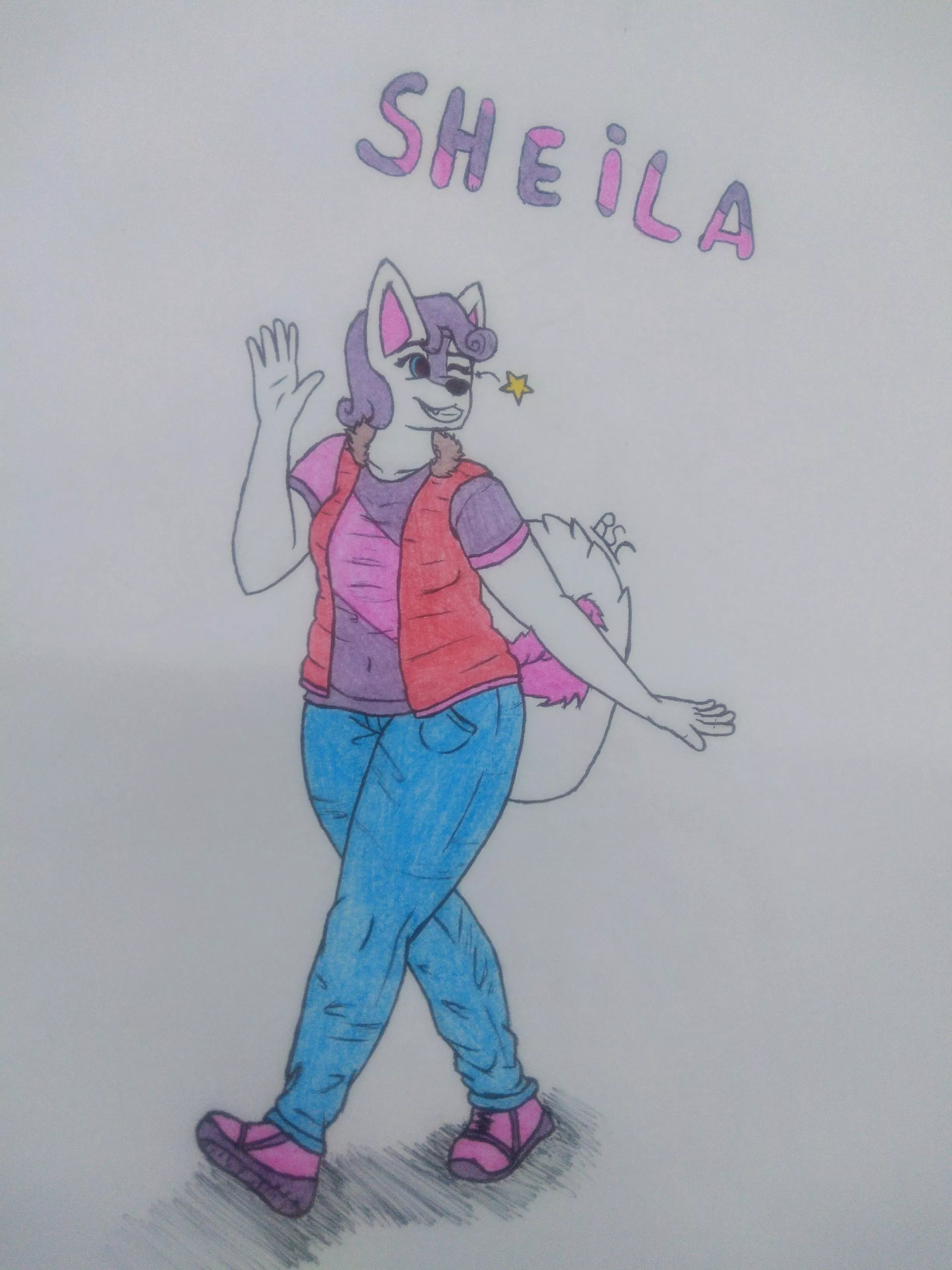 Another OC, finished today, she's a shiba