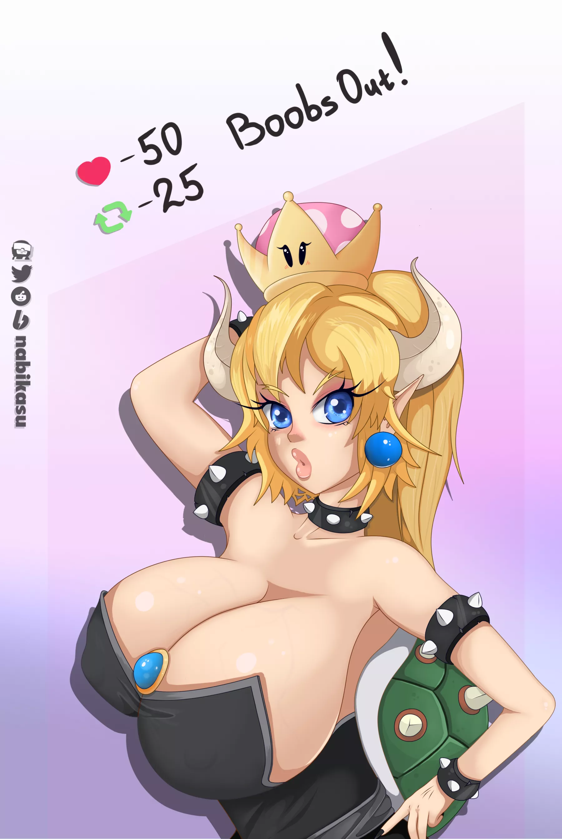 Bowsette [Super Mario] (Nabikasu)