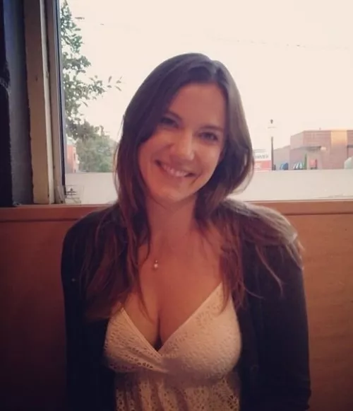 Braless on a date with my hubby.