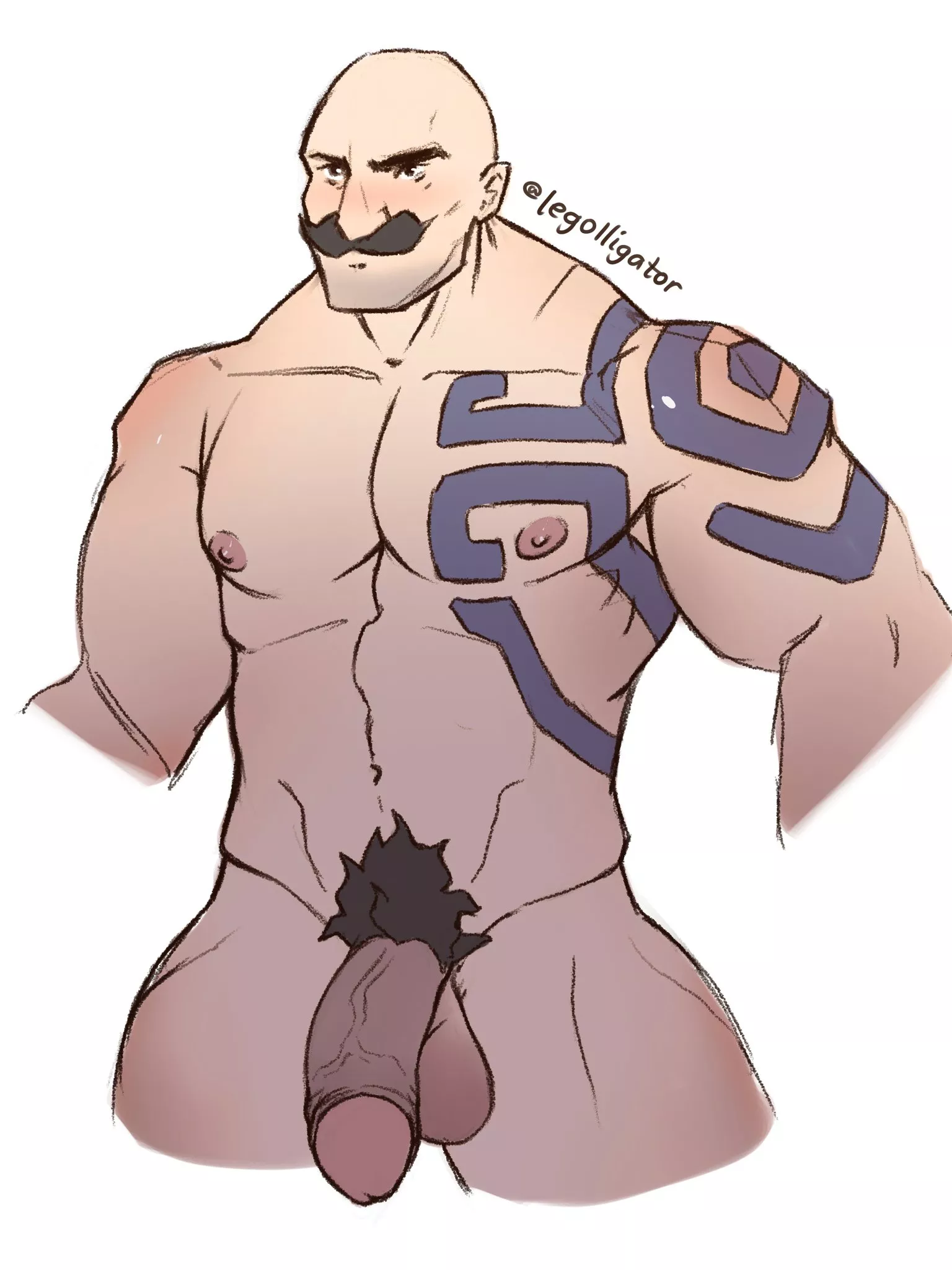Braum from League of Legends by @legolligator (twitter)