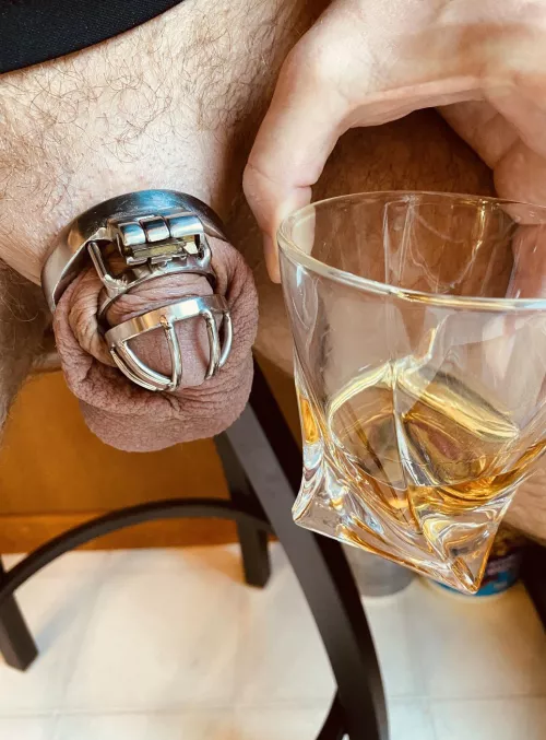 Can’t get stiff, have a stiff drink 🥃