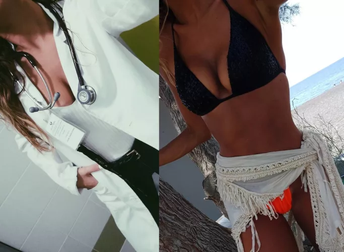 Do you like what I hide under my scrub?