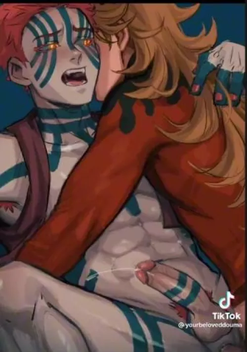 douma x akaza from demon slayer MxM