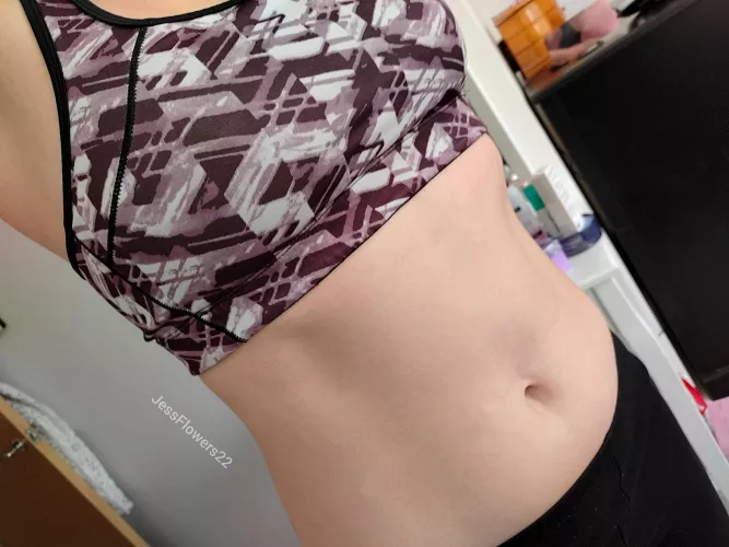 Dressed and ready to workout