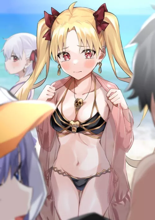 Ereshkigal in a swimsuit..