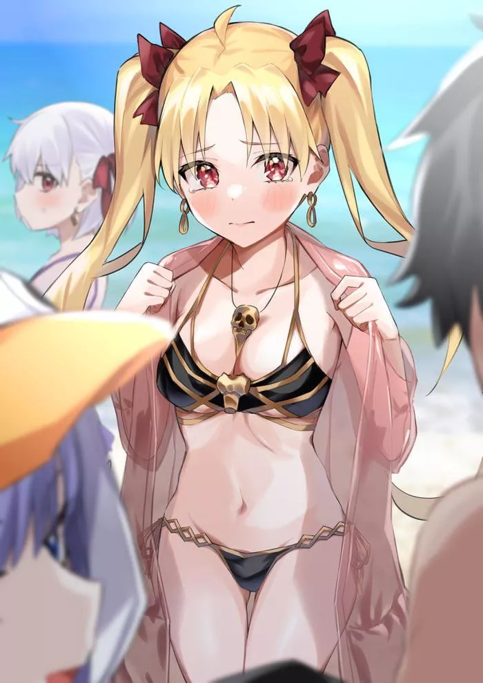 Ereshkigal in a swimsuit..