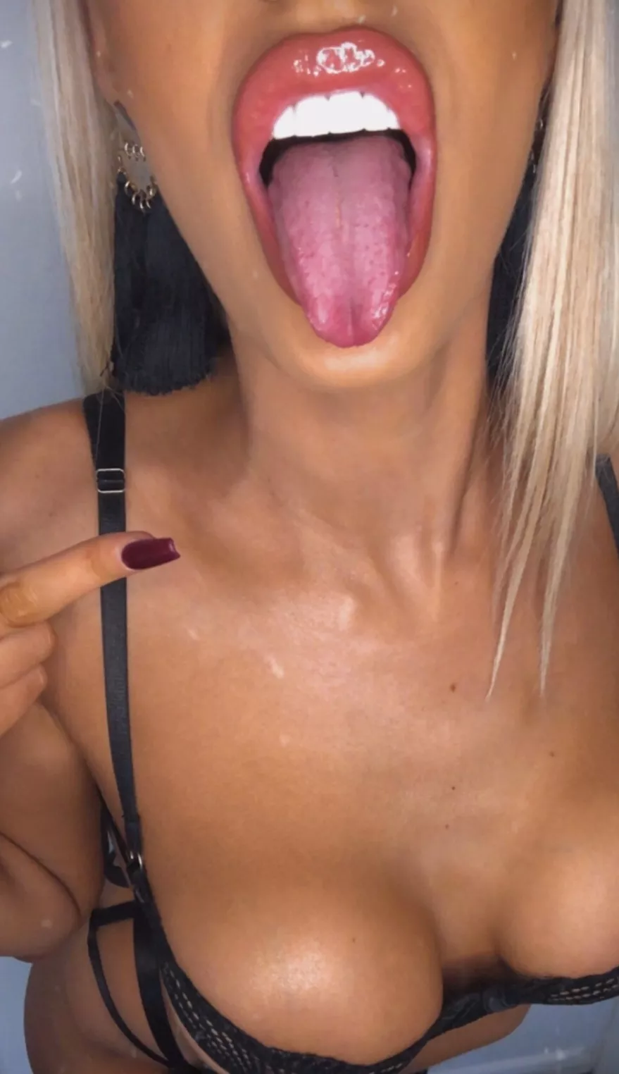 Feel free to use my throat