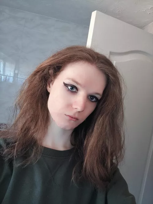 first time doing eyeliner how'd I do?