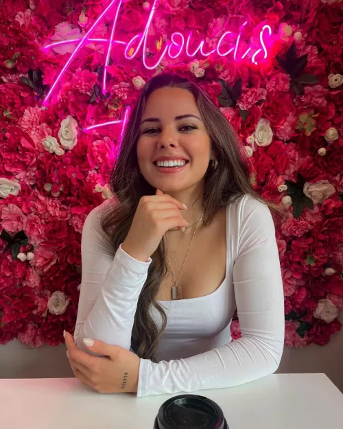 flowers and smile