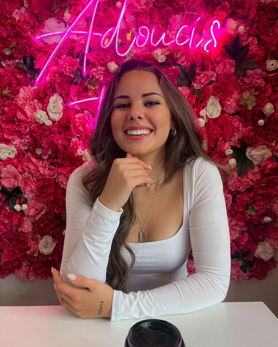 flowers and smile