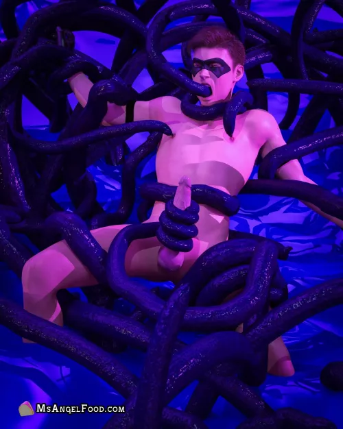 Gymnast Squeezed and Fondled by Tentacles (Ms. Angel Food)