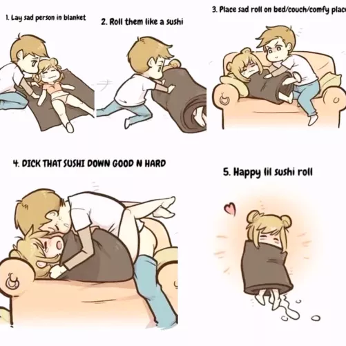 Happy Lil Sushi Roll!