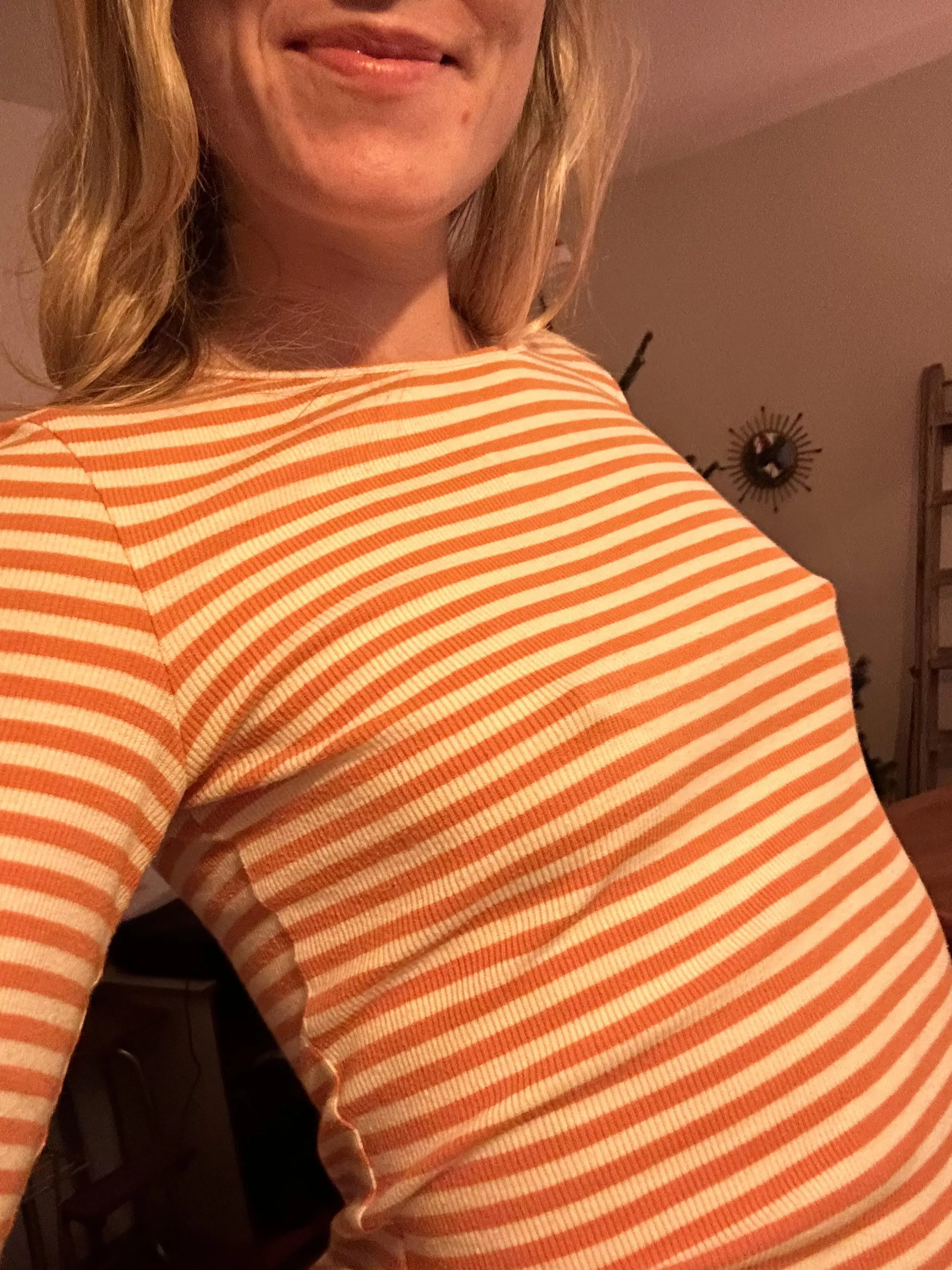 Having company over, do you think they will mind me being braless